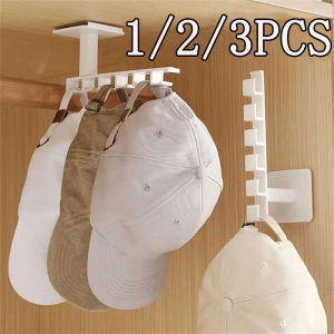 6 Hooks Hat Holder L Shaped Baseball Cap Storage Rack Wall Mount Hat Belt Organizer Hooks Multi-function Storage Rack