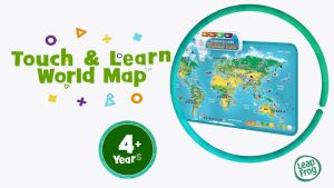 Đồ chơi LeapFrog – Bản đồ thể giới Leap Frog World Map chạm và học.