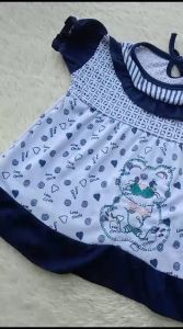 Setelan Baju Bayi Dress Bayi Perempuan Motif Karakter Usia 0-6 Bulan Nazriel Baby Shop