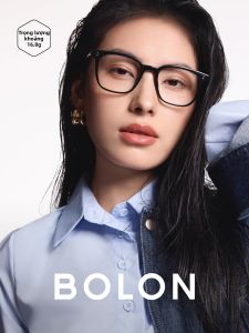 BOLON | New Black Frame Retro Square Glasses Frame