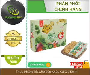 Đức Hạnh-Bánh Cracker Rau Củ Gia Nhất Hộp 128g