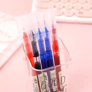 10 20 50 Pcs Straight Liquid Rollerball Ball Gel Pen 0.5mm Quick-Drying Rollerball Neutral Wholesale Notebook Spring School Supplies