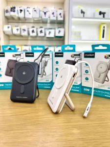 Pin sạc dự phòng Choetech B735 Magsafe kèm chân đỡ công suất 20w dung lượng 10000mAh (hàng chính hãng)