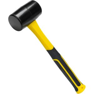 Rubber Mallet Hammer Soft Mallet - Soft Rubber Head Hammer Mallets with Comfort Grip Suitable for Flooring Tile Furniture
