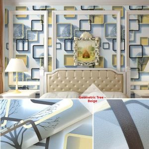 Self-adhesive Wall Paper Floral Pattern