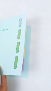 TOPLA Binder Note Book A5 BNT-907: Buku Catatan 20 Ring Plastik Pastel Color Murah