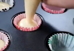 Esatop ถาดอบขนมเค้กจิ๋ว 48 หลุม ทำขนม DIY ได้ตามชอบ วัสดุเกรดอาหาร ไม่เปื้อน