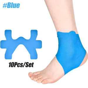 10Pcs/Set Sport Kinesiology Tape for Ankle Sprain and Injury Recovery Therapeutic Plantar Fasciitis Waterproof Eases Swelling