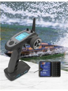FLY SKY | Điều Khiển Từ Xa 6 Kênh Pin Lithium với Cân Bằng Gyro cho Xe và Tàu 2.4GHz