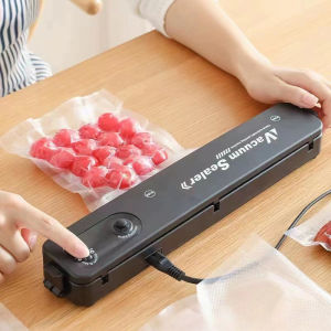 Small household vacuum sealing machine fully automatic fresh-keeping machine kitchen food sealing packaging machine
