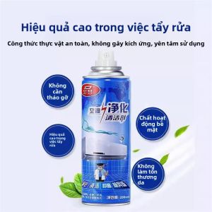 MONLEYTA | Máy rửa máy lạnh dạng bọt chuyên dụng cho máy trong nhà không cần tháo rời Máy hút bụi vệ sinh tản nhiệt loại bỏ vết bẩn