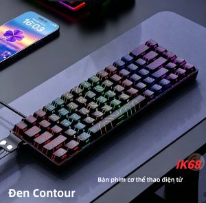 Bàn Phím Cơ NexusClick iK68 E-Sports RGB Có Thể Tháo Rời Switch Hot-swappable Type-C Keycap Khắc Cạnh Dùng Cho Chơi Game Và Làm Việc