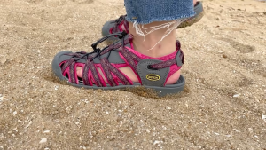 GRITION รองเท้าแตะสตรี หุ้มปลาย ระบายอากาศดี สวมใส่สบาย สำหรับออกกำลังกาย ปีนเขา เดินป่า และชายหาด