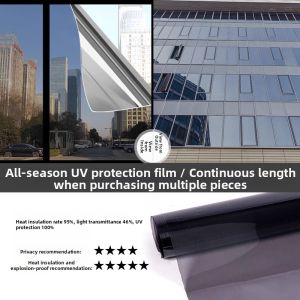 EKV | Sun Protection Heat Insulation One-way Mirror Glass Sticker