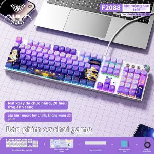 AULA | Bàn Phím Cơ Có Dây Cho Game 108 Phím