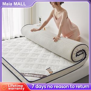 MAIA Latex Mattress Single/Double/Queen/King Thickened Gray Color Foldable Latex Foam Bed Memory Mattress
