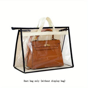 Handbag Dust Bags Clear Purse Storage Organizer For Closet Zipper Hanging Storage Bag For Handbags
