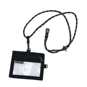 Multifunctional Bus Pass Neck Strap Wallet Earphone Coin Purse Campus ID Card Holder Korean Japanese Style Work Badge Bag