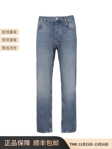 กางเกงยีนส์ทรงตรงผู้ชาย Hugo Boss ทรงห้าแฉก ทรงเข้ารูป กางเกงขายาว ทรงตรง สไตล์สตรีท ฤดูใบไม้ผลิและฤดูใบไม้ร่วง