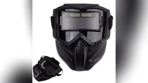 หน้ากากเชื่อมลดแสงอัตโนมัติ อุปกรณ์หน้ากากเชื่อมอัตโนมัติอเนกประสงค์ หน้ากากเชื่อม น้ำหนักเบา แว่นตากรองแสงป้องกันแสงสะท้อน ครบชุด อุปกรณ์ป้องกันใบหน้า หน้ากากเชื่อม ของช่างเชื่อมมืออาชีพ