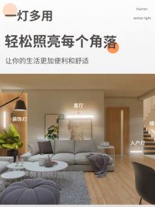 Smart Induction Charging Night Light Cabinet Wardrobe Staircase Sensor LED Strip Light Home Automation Indoor Lighting