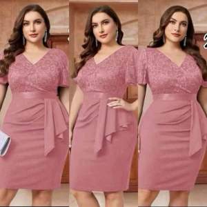 Melody Off Shoulder Sequin Floral Lace 3D Flower Decoration Chiffon Ruched Hem Evening Party Maxi Dress Elegant Women Dress Prom Dress For Wedding Guest Graduation Dinner