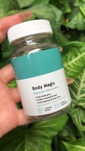 Deos Body Deodorizing Supplement Deos Deodorant Body Deodorant Capsules Body Odor Gut & Skin Chlorophyl