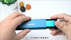 MAIWO M2 NVMe Enclosure SSD Casing SATA M2 SSD Enclosure HDD Case External10Gbps type C Compatible SSD 2230 2242 2260 2280 Screwless Heatsink design SSD Case