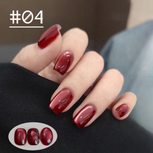 ยาทาเล็บเจลแคทอาย PSK รุ่น Winter Dry Rose Series 1-6 ชิ้น ปี 2025 สีใหม่ยอดนิยม ช่วยให้ผิวดูขาวขึ้น ให้ลุคเรียบหรู อเนกประสงค์ สำหรับตกแต่งเล็บ สีแดง