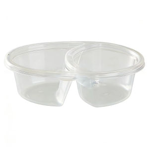Restaurant-Grade Plastic Sauce Dispenser Small Size with Lid Commercial Use Non-Electric Kitchen Storage Container for Condiments