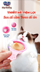 🔥[COMBO 5-10 BỊCH] Súp Thưởng Thìa Silver Spoon Cho Mèo Tiết Kiệm Tiện Lợi - 5 Vị Ngon Hết Ý
