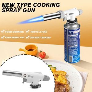 Gas Torch Flame Burner Cooking Welding Butane Spontaneous Combustion Gas Burner Lighter Heating Welding Gas Burner Flame