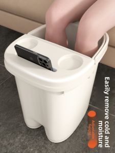 Heating High-depth Leg-high Foot Bath Tub Foot Soaking Bucket Health Preservation Foot Bath Bucket Family Use Foot Spa Bucket