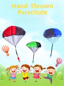 Childrens Hand-Thrown Parachute Toy Small Outdoor Sport Props for Spring Outing Essential Gear for Boys And Girls