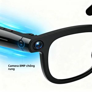 Kính Thông Minh V3 AI Camera 8MP Gọi Bluetooth Kích Hoạt Bằng Giọng Nói Phát Nhạc Kính Mát ChatGPT - Quay Video Chống Nắng