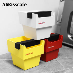 กล่องทิ้งกากกาแฟ AliKisscafe กล่องเก็บกากกาแฟ ภาชนะใส่กากกาแฟ ถังทิ้งกากกาแฟ อุปกรณ์บาริสต้าสำหรับบาร์ ร้านกาแฟ บ้าน เครื่องชงกาแฟเอสเพรสโซ