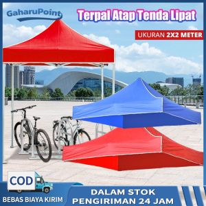 Terpal Atap Tenda Lipat 3x3 & 2x2: Bahan Polyester 420D Anti Air