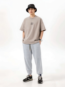 Celana Panjang Santai Pria Celana Latihan Olahraga Lari Celana Sweatpants Katun Nyaman