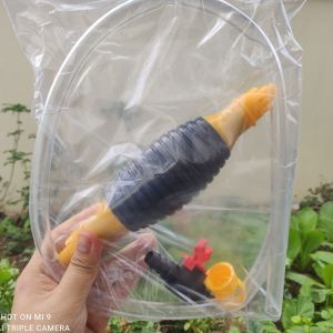 Dụng Cụ Bơm Hút Xăng Dầu Chất Lỏng Bóp Tay Tiện Lợi (Tặng Kèm Ống Và Khóa Nhựa Cao Cấp)