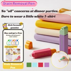 Clothes Bleach Pen Ivory Magic Stain Remover Bioenzyme Technology Laundry Detergent Degreasing