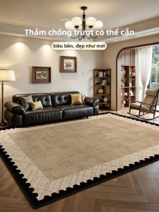 HOUGOUXIANG | Vintage Easy Clean French Style Noise-Reducing Carpet