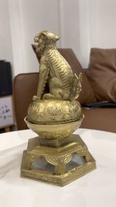 Lư xông trầm nghê thời nguyễn bằng đồng