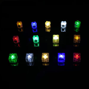 Domestic Small Particle Glowing LED Colorful Light Emitting Building Blocks Night Light Decorative Brick Loose Parts Assembly