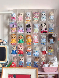 Transparent Acrylic Toy Figure Storage Box Display Shelf Organizer Box for Collectible Storage Home Decor Living Room