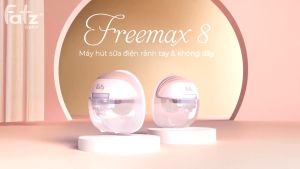 Máy Hút Sữa Không Dây Rảnh Tay Fatzbaby Freemax 8 FB1218TP Thiết Kế Tiện Lợi Chất Liệu Cao Cấp - Bibo Mart