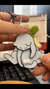 [Cod]Gantungan Kunci Kucing Telur Tarik Kreatif/Gantungan Tas Putar/Gantungan Lucu/Liontin Tas Sekolah/Hadiah Lucu/Gantungan Kunci Lucu/Hadiah Ulang Tahun