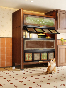 MEISD | Tủ Lưu Trữ Phong Cách Retro Thép và Gỗ