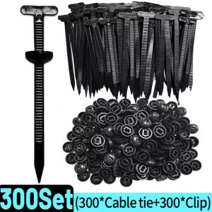 Heavy Duty Zip Ties with Buckles Self-locking Nylon Cable Tie Replaceable Auto Fixed Screw Fasteners Car Repair Fastening Straps