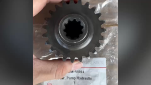 เฟืองขับปั้มไฮโดรลิครถยก FOLKLIFT MITSUBISHI H20 10348-N0014 AICO แท้ๆ 23ฟัน/10ฟัน เฟืองปั้มไฮ เฟืองขับปั๊มไฮโดรลิค/BOINHJ