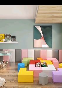 IMUTO 3D baby crash cushion Childrens room tatami headboard anti-collision soft package child protection fence bedroom wall